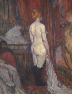 Frau vor einem Spiegel (1897)