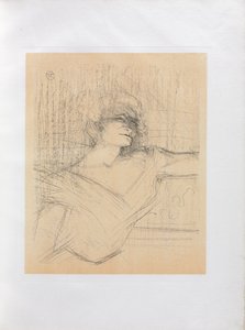 Yvette Guilbert-Englische Serie: Im Leim von Henri de Toulouse Lautrec