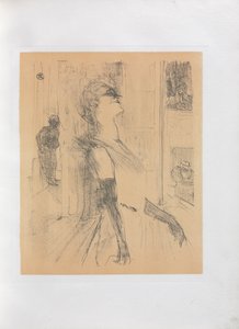 Yvette Guilbert-Englische Serie: Auf der Bühne von Henri de Toulouse Lautrec