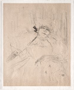 Yvette Guilbert: Chanson Ancienne von Henri de Toulouse Lautrec