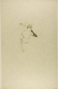 Yvette Guilbert, in Colombine à Pierrot von Henri de Toulouse Lautrec