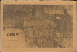 Prospektus Programm des Werks von Henri de Toulouse Lautrec, Félix Vallotton, Antonio