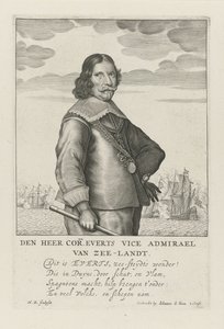 Porträt von Cornelis Evertsen von Henrick Rochuszn van Dagen