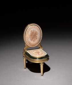 Miniatur-Bidet, Firma Peter Carl Fabergé von Henrik Immanuel Wigström