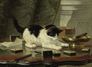 Katzenspiel, ca. 1860-1870
