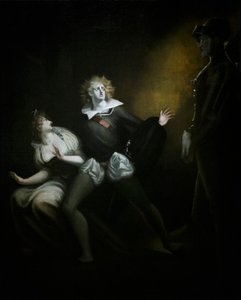 Gertrude, Hamlet und der Geist des Vaters