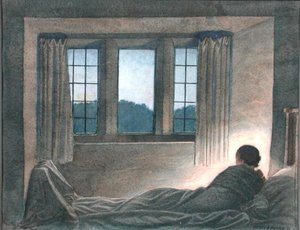 Studie für Das Ende des Tages von Henry A. Payne