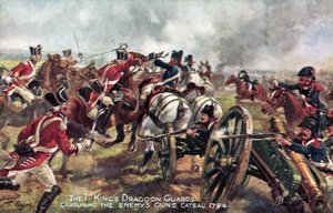 The Kings Dragoon Guards, Cateau, 25. April 1794 von Henry A. Payne
