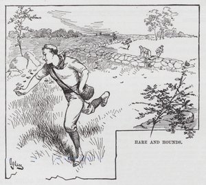 Hase und Hunde von Henry Alexander (after) Ogden
