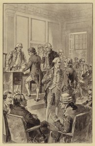 Unterzeichnung der Unabhängigkeitserklärung, 4. Juli 1776 von Henry Alexander (after) Ogden
