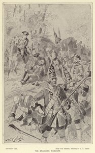 Das Massaker von Braddock (Lithografie)