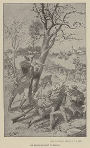 Der britische Rückzug nach Boston