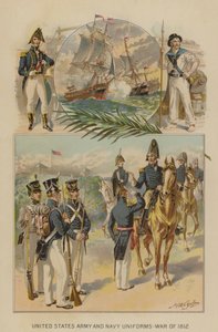Uniformen der US-Armee und -Marine - Krieg von 1812