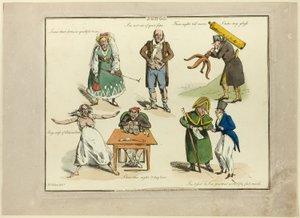 Tafel aus Illustrationen zu beliebten Liedern von Henry Alken