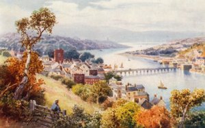 Bideford und Brücke
