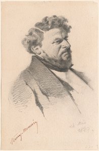 Porträt eines Mannes von Henry Bonaventure Monnier