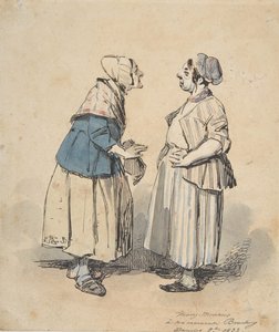 Die zwei Klatschbasen, 1832