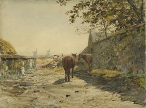 Ansicht der Kasernenmauern auf den Leazes, Newcastle upon Tyne