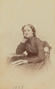Carte-de-visite Porträt von Sally Cadwallader Ely, 1862-1869 von Henry C. Phillips