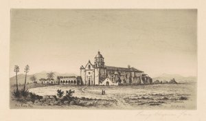 Mission San Luis Rey de Francia, 1883 von Henry Chapman Ford