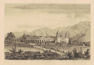 Mission Santa Barbara, 1883 von Henry Chapman Ford