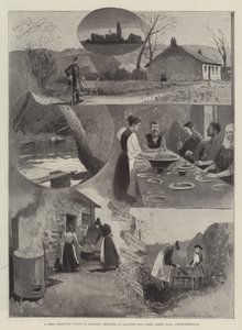 Eine freie kommunistische Kolonie in England, Skizzen auf Clousden Hill Farm, Forest Hall, Northumberland