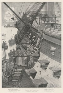 Weihnachten auf einem Dreidecker von Henry Charles Seppings Wright