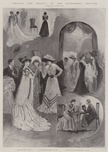 Kleider und Rüschen, im Haymarket Theatre von Henry Charles Seppings Wright