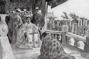 Han Yu präsentiert sein Memorial
