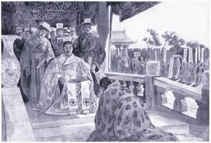 Han Yu präsentiert sein Memorandum