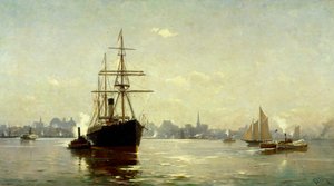 Der Hafen von New York