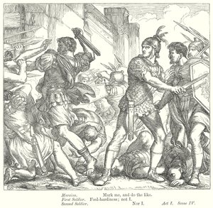 Coriolanus (Gravur) von Henry Courtney (after) Selous