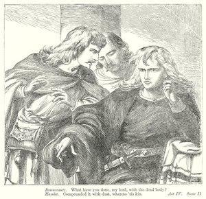 Hamlet (Gravur) von Henry Courtney (after) Selous