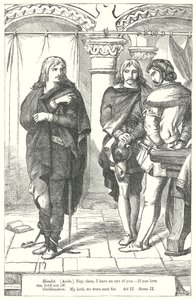 Hamlet (Gravur) von Henry Courtney (after) Selous