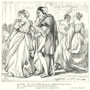 Viel Lärm um nichts von Henry Courtney (after) Selous