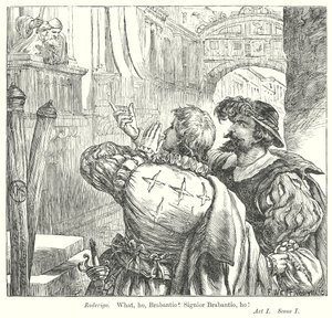 Othello (Gravur) von Henry Courtney (after) Selous