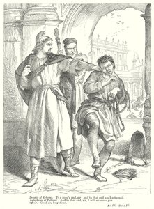 Die Komödie der Irrungen (Gravur) von Henry Courtney (after) Selous