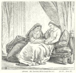 Die Komödie der Irrungen (Gravur) von Henry Courtney (after) Selous