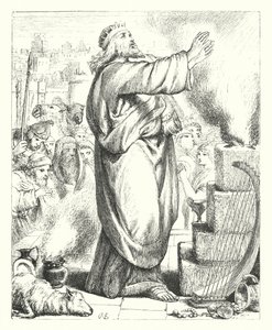 Das Opfer Davids von Henry Courtney (after) Selous