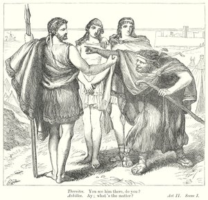 Troilus und Cressida (Gravur) von Henry Courtney (after) Selous