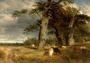 Landschaft in den Dukeries, Nottinghamshire, 1850