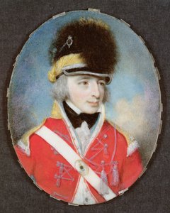 Miniatur eines unbekannten Offiziers, ca. 1797