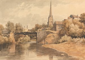 Am Monnow, Monmouth von Henry Edridge