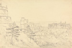 Schloss Windsor vom Glacis des Rundturms