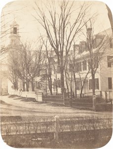Dartmouth College Kirche, Professor Clement Longs Haus, Präsident Nathan Lords Haus, Sherman Nunnery von Henry F. Herbert