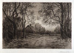 Winterabend von Henry Farrer