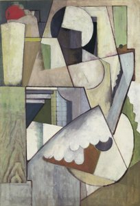 Figur mit Gitarre II, 1914