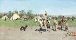 Auf neuen Weiden, 1895 von Henry Francois Farny