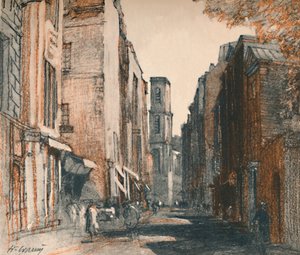 Sie können wirklich Dorfläden genannt werden, um 1927, 1927