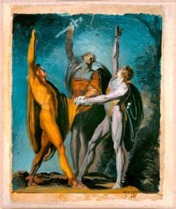 Skizze für "Eid auf dem Rütli," weibliche Figur (verso) von Johann Heinrich Füssli